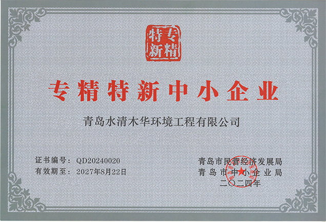 專精特新企業證書